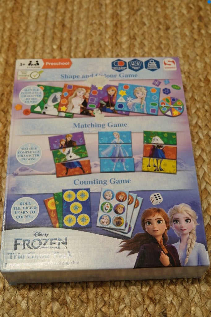 Disney Frozen Trio Game Pack 3 in 1 spelletjesset nieuw, Ophalen of Verzenden, Nieuw, Ontdekken