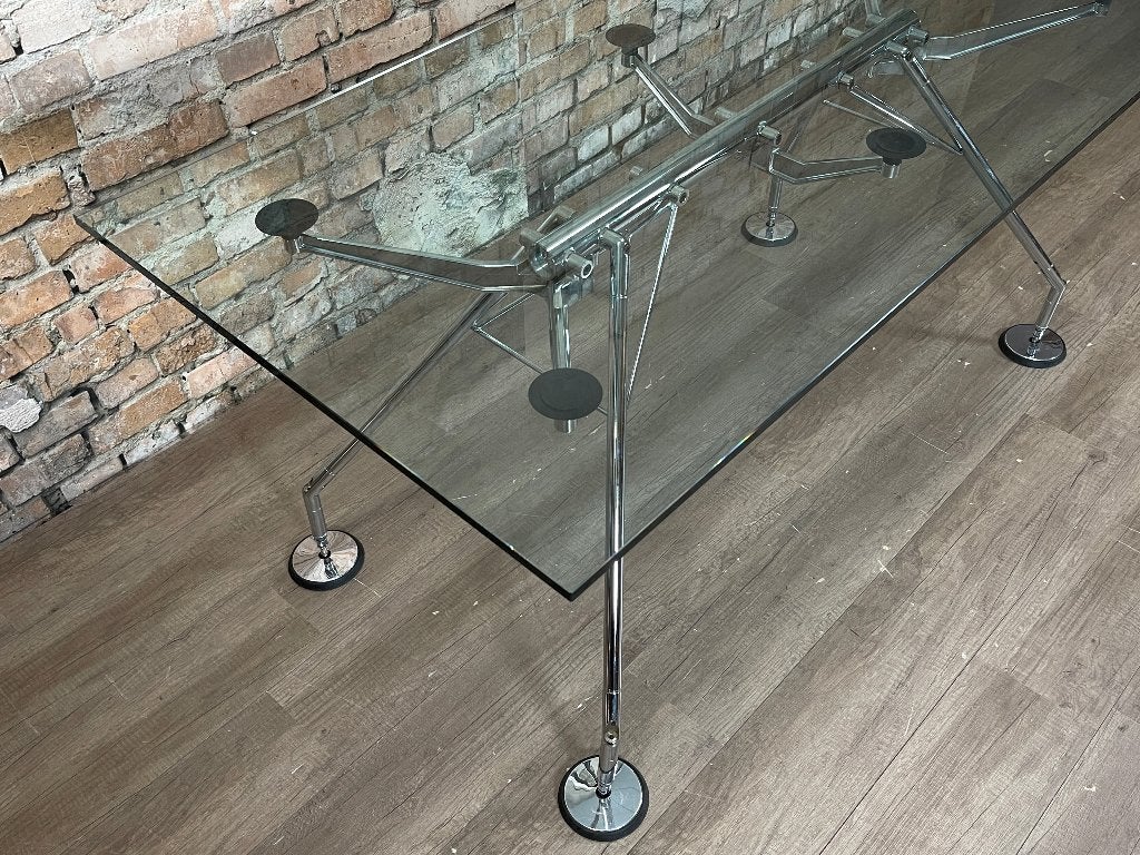 Tecno Nomos – Rechthoek glas | Norman Foster, Ophalen, 50 tot 100 cm, Design, 150 tot 200 cm