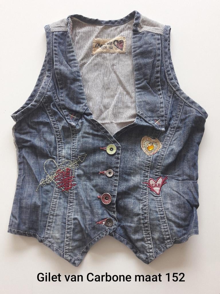 Gilet van Carbone maat 152, Kinderen en Baby's, Kinderkleding | Maat 152, Meisje, Carbone, Trui of Vest, Ophalen of Verzenden