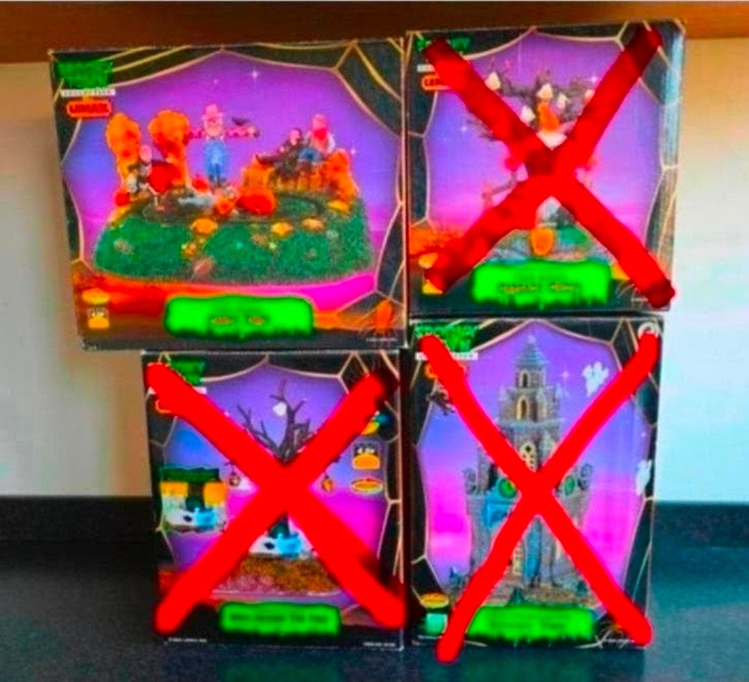 Nog maar 1! retired en zeldzaam Lemax Spooky town item, Diversen, Kerst, Ophalen of Verzenden, Gebruikt