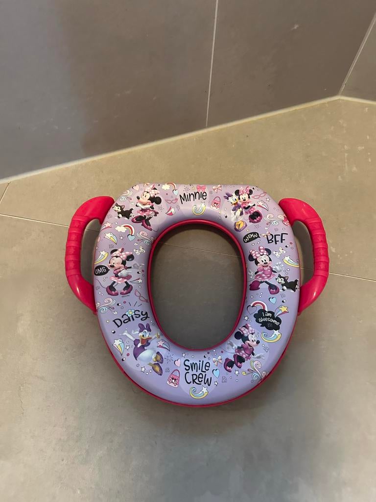 Minnie Mouse toiletverkleiner, Ophalen, Gebruikt