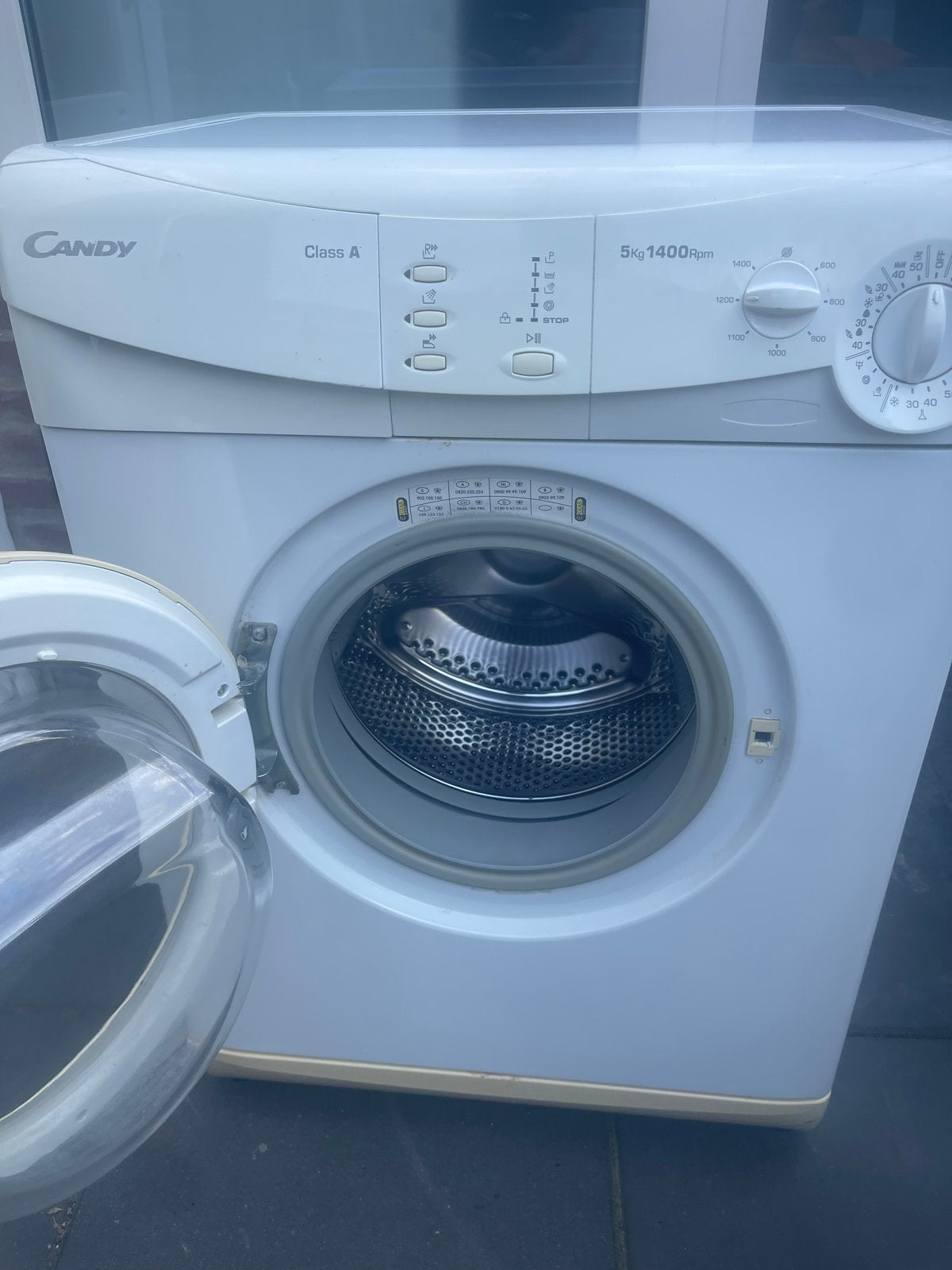 Candy Wasmachine Class A 5kg 1400rpm, Witgoed en Apparatuur, Wasmachines, Gebruikt, Voorlader, 4 tot 6 kg, 85 tot 90 cm, 1200 tot 1600 toeren