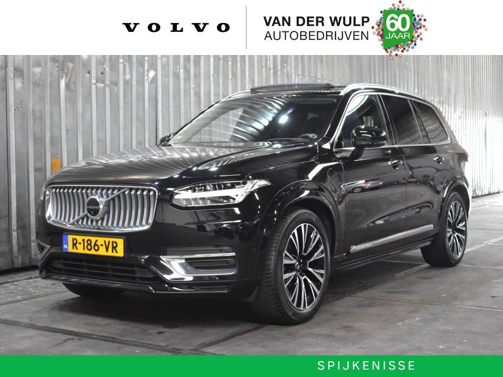 Volvo XC90 T8 455pk AWD [Long Range] Ultimate Bright | Lucht, Gebruikt, 4 cilinders, Zwart, Hybride Elektrisch/Benzine