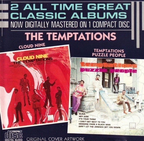 Temptations - Cloud Nine / Puzzle People (2 albums op 1 CD), Ophalen of Verzenden, Soul, Album, Remastered