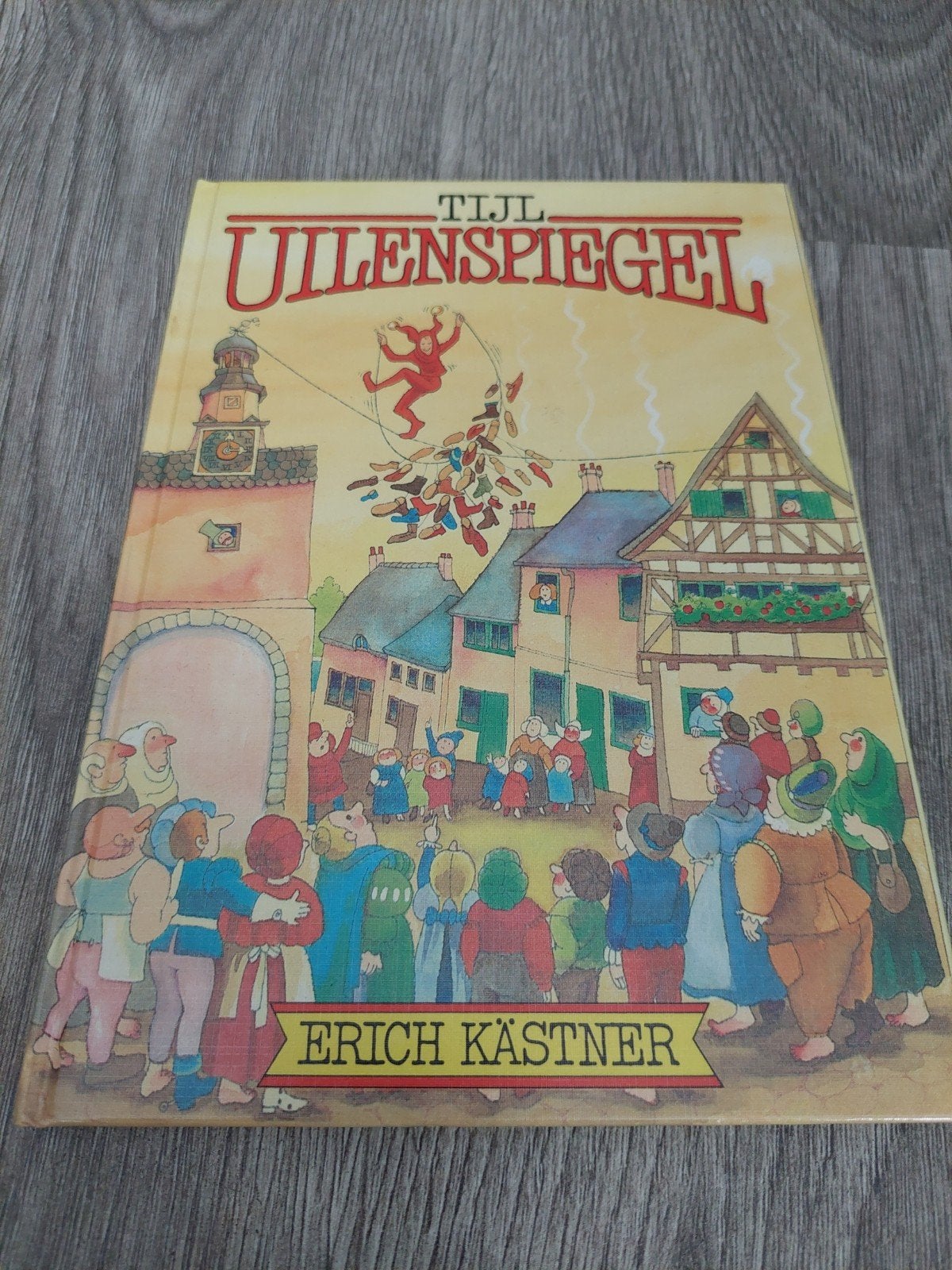 vintage boek  TIJL UILENSPIEGEL, Verzenden, Zo goed als nieuw, Sprookjes, Erich Kastner