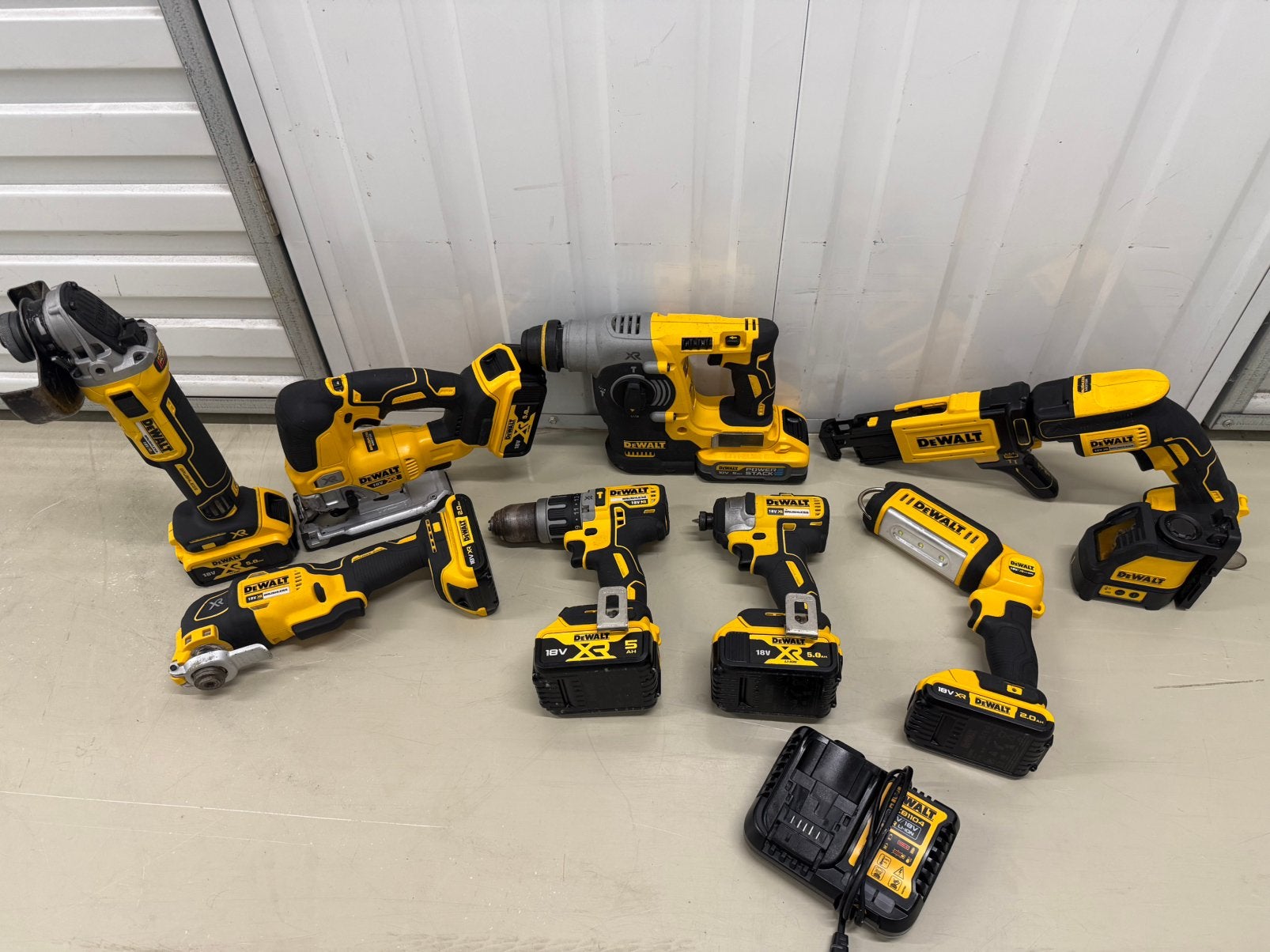DeWALT 18V XR complete set, Ophalen, Zo goed als nieuw