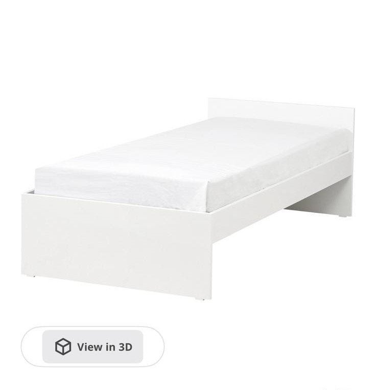Gratis IKEA SLÄKT eenpersoonsbed 90x200 cm, Ophalen, Gebruikt, 70 tot 85 cm, Matras