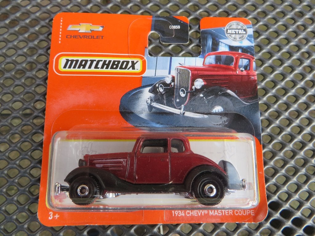 Matchbox Chevy Master Coupe rood, Ophalen of Verzenden, Nieuw, Auto