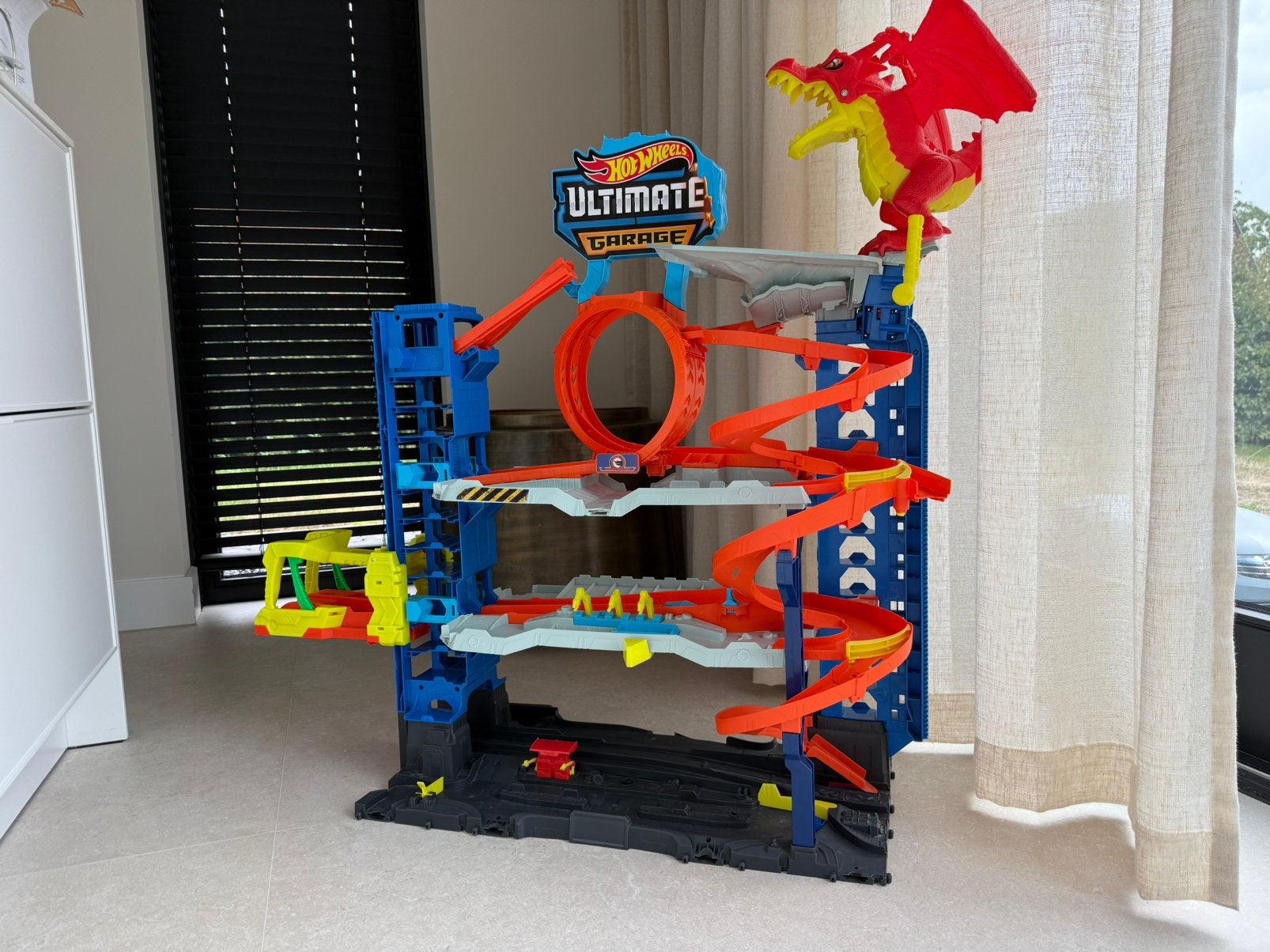 Hot Wheels Garage XL, Ophalen, Hot Wheels, Handmatig, Racebaan
