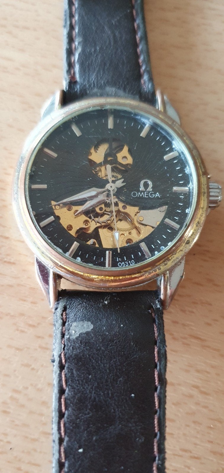 mooie oude antiek OMEGA horloge, Sieraden, Tassen en Uiterlijk, Ophalen of Verzenden, Staal, Omega, 1960 of later