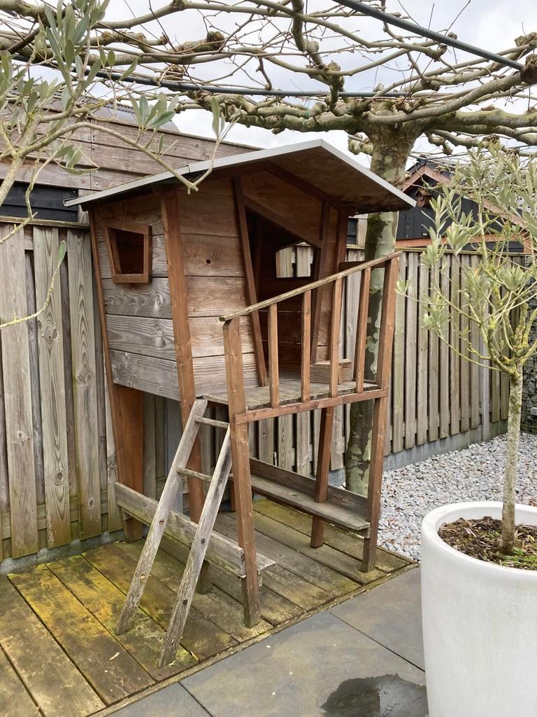 Speelhuisje voor de handige Harrie!, Tuin en Terras, Ophalen, Zo goed als nieuw, Minder dan 250 cm, Schuur