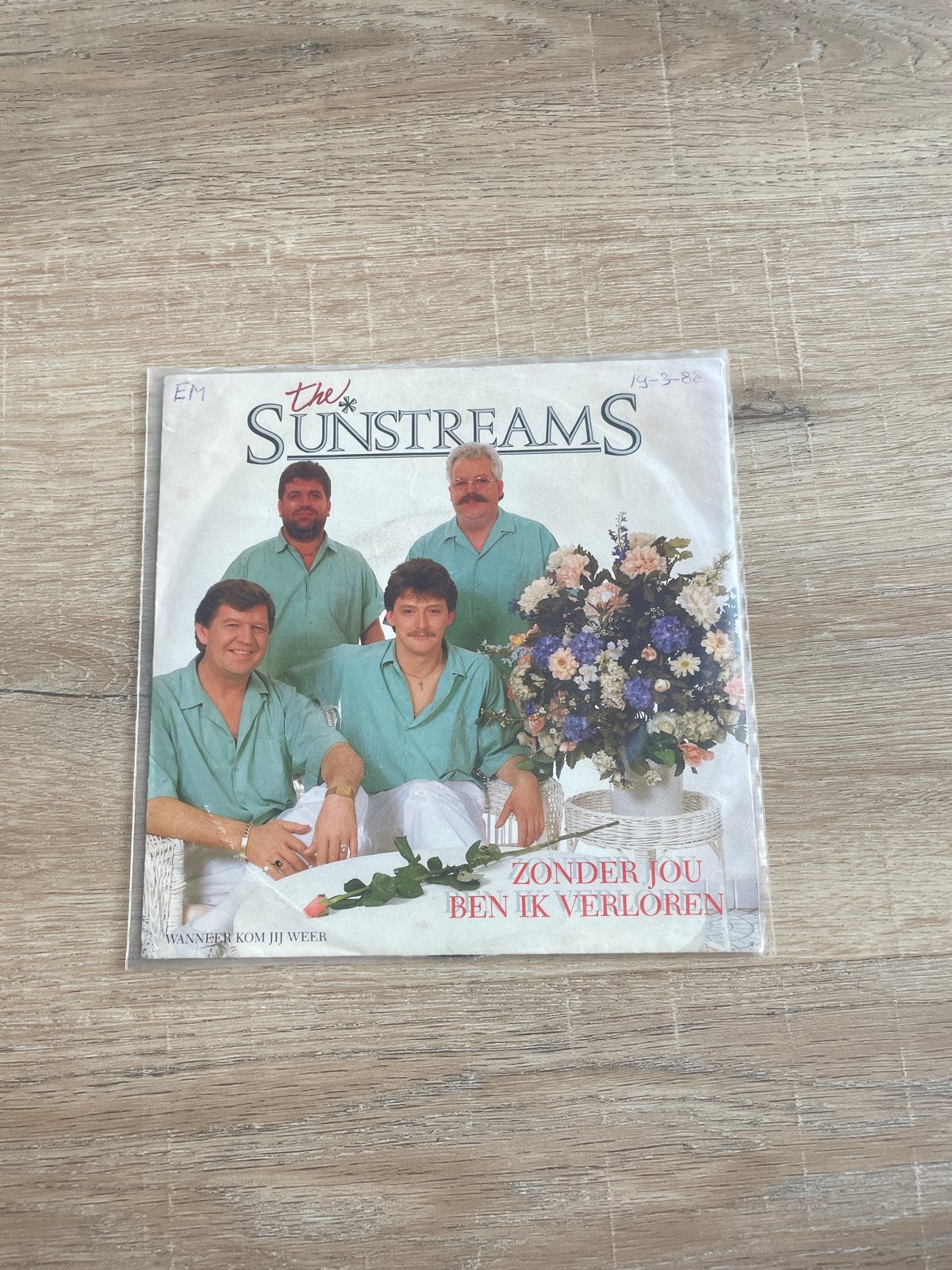 The Sunstreams - Zonder Jou Ben Ik Verloren Single, Cd's en Dvd's, Ophalen of Verzenden, Gebruikt, Schlager