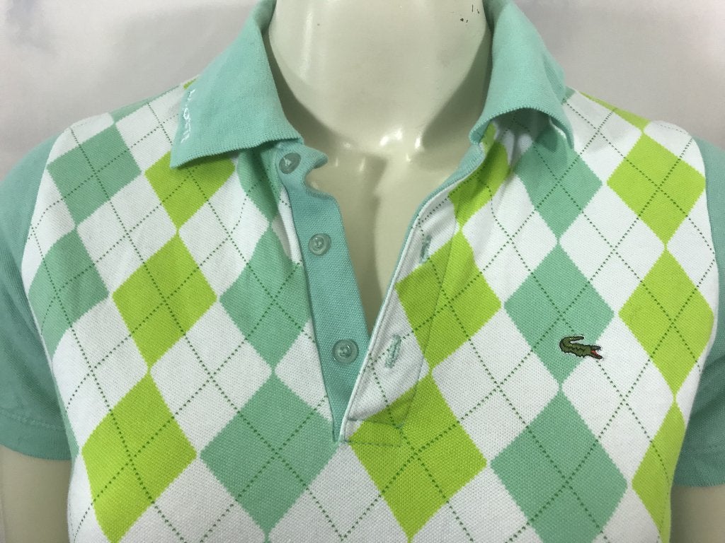 Lacoste sport mint groene polo wiebertjes maat XL (3C7), Tweedehands verkoop, Tweedehands verkoop, Maat 46/48 (XL) of groter, Ophalen of Verzenden