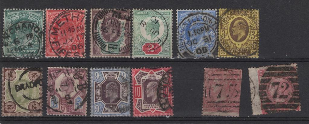 Kleine collectie postzegels oud Engeland king Edward + 2, Postzegels en Munten, Postzegels | Europa | UK, Ophalen of Verzenden