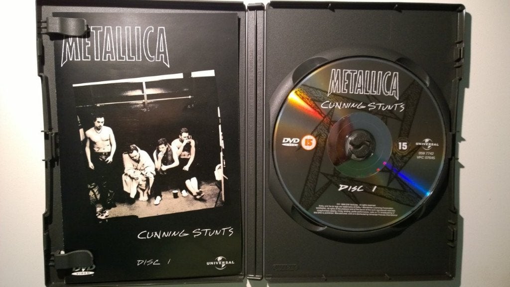 Metallica - Cunning Stunts (DVD), Alle leeftijden, Ophalen of Verzenden, Zo goed als nieuw, Concert