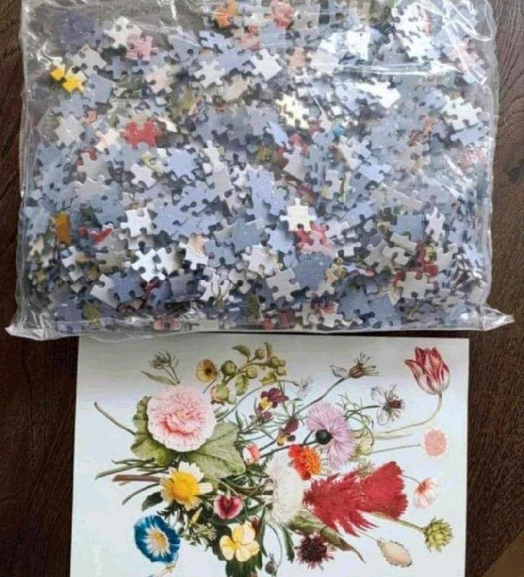 Legpuzzel bloemen, Ophalen of Verzenden, Nieuw, Legpuzzel