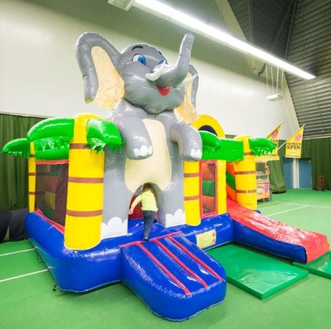 Springkussen multiplay olifant te koop, Ophalen, Gebruikt, Overige