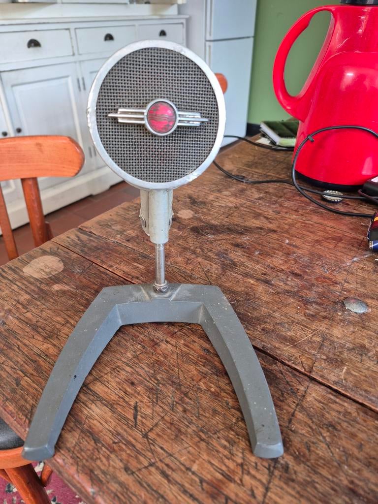 Vintage Microfoon Type 9549 500Ω - Decoratief/Onderdelen, Muziek en Instrumenten, Microfoons, Ophalen, Gebruikt, Overige typen