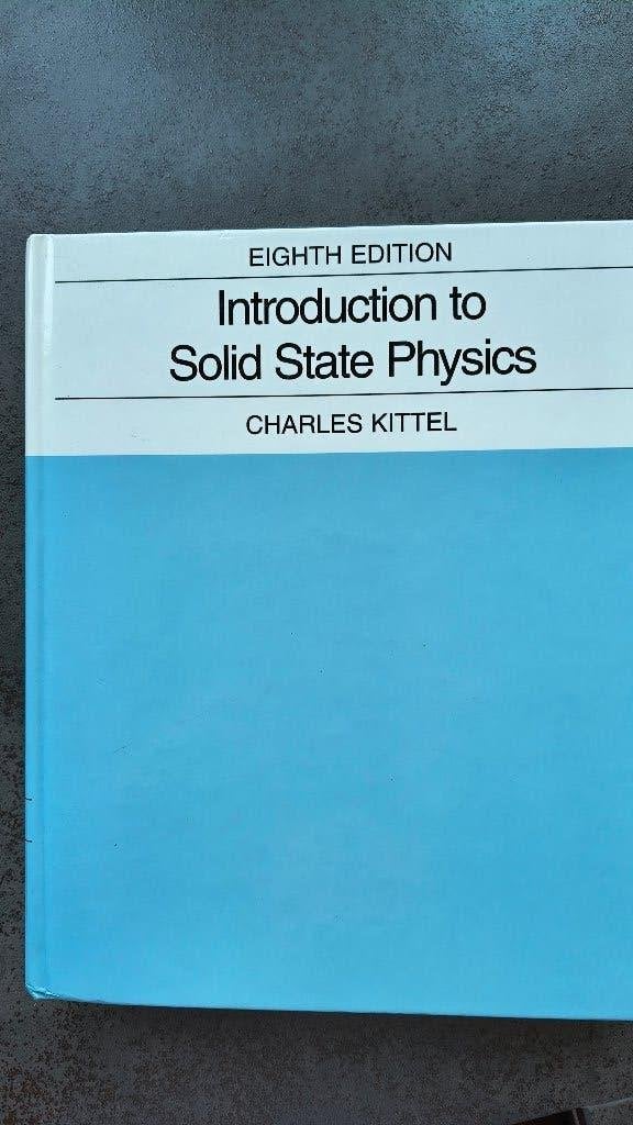 Introduction to Solid State Physics, Boeken, Ophalen of Verzenden, Wiley, Beta, WO