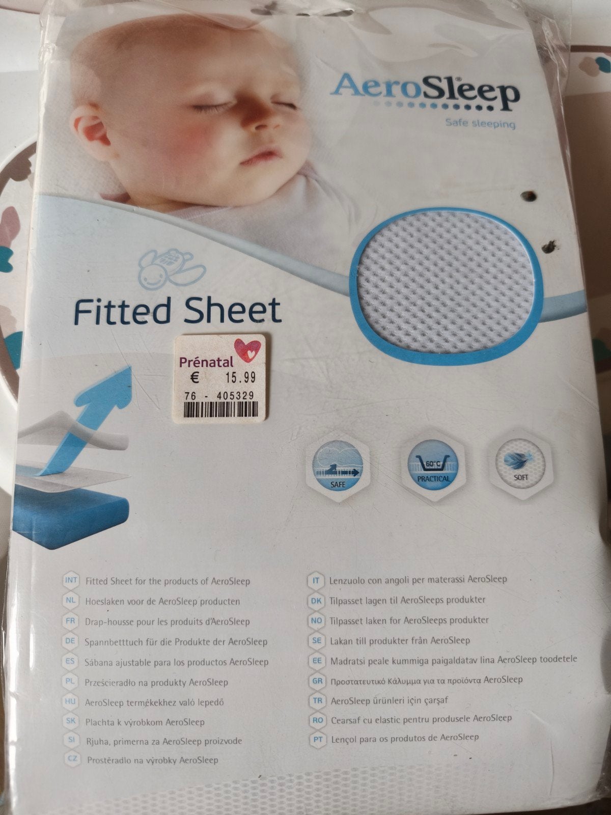 Nieuw AeroSleep Hoeslaken voor babybedje, Hoeslaken of Sloop, Ademend, Nieuw, Ophalen of Verzenden