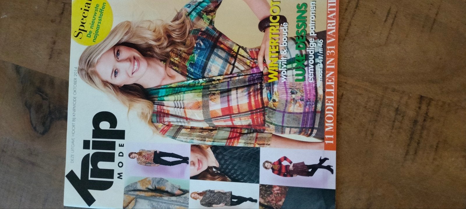 Knippie oktober 2014, Ophalen of Verzenden, Vrouw, Burda