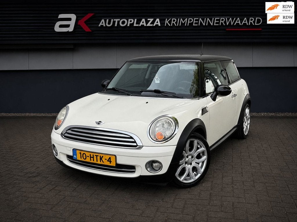 Mini 3-Deurs 1.6 Cooper Airco Stoelverwarming Nette auto Nie, Auto's, Mini, Bedrijf, Te koop, Cooper, ABS, Airbags, Airconditioning