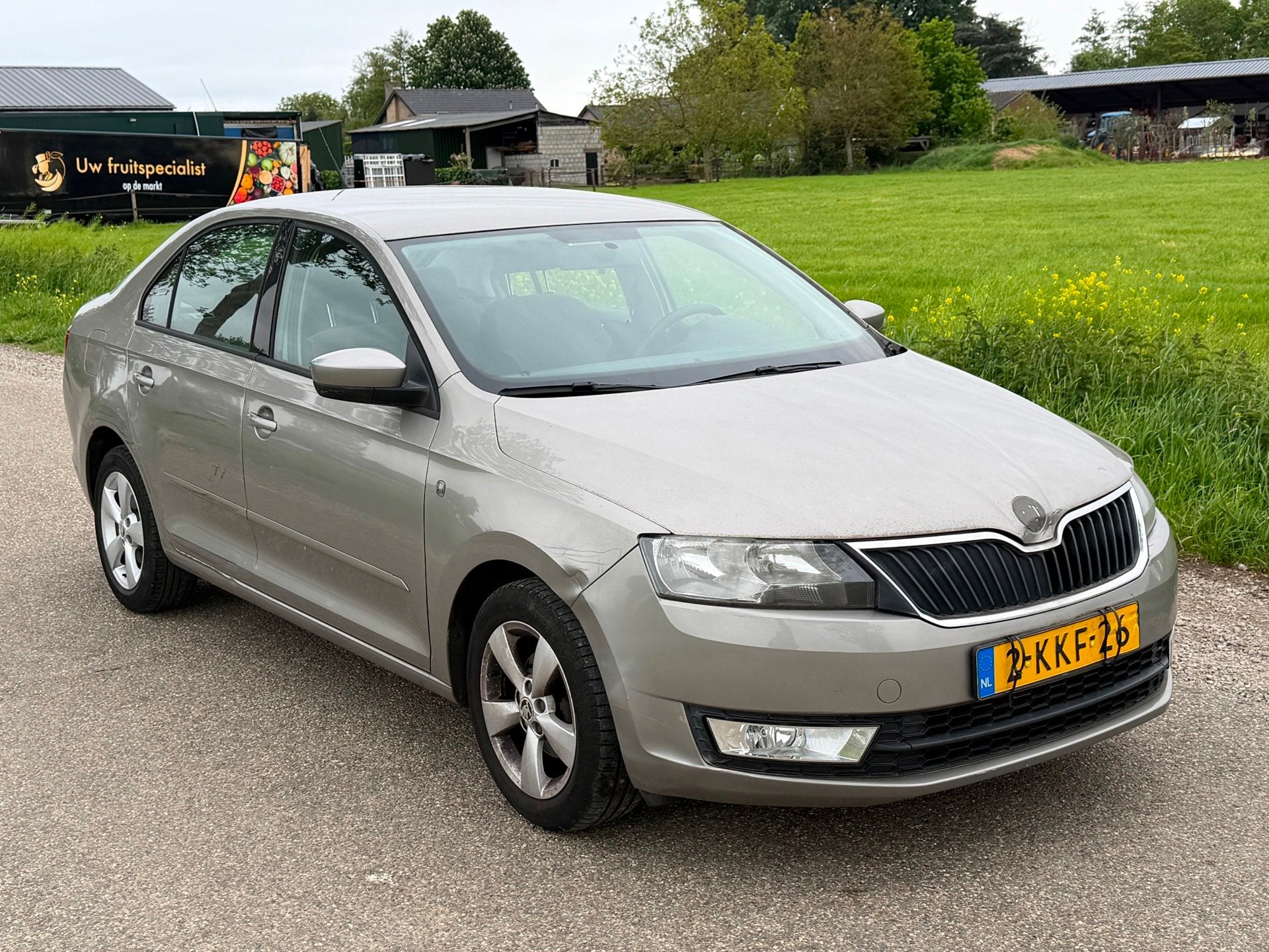 Skoda Rapid 1.2 TSI Greentech Elegance LEES TEKST APK 05-202, Auto's, Skoda, Voorwielaandrijving, Euro 5, Gebruikt, Zwart