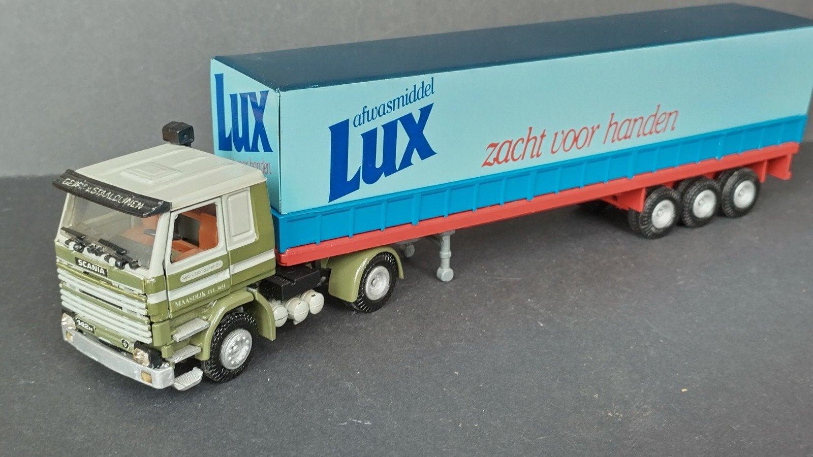 Scania 142 H gebr. van Staalduinen Maasdijk 1;50 Tekno Pol, Verzenden, ., Tekno ., Tekno