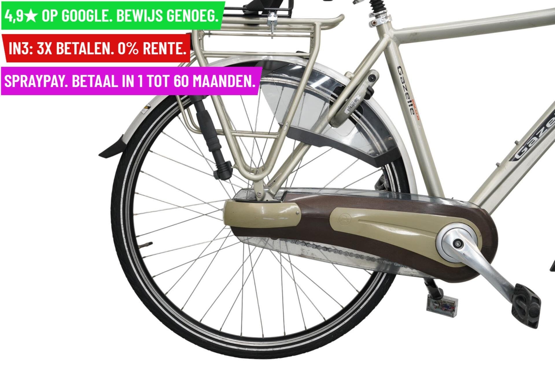 Herenfiets Gazelle Orange Plus Innergy 28/53cm/7ver/Levering, 9713 Bv Groningen, Gebruikt, Gazelle, Facebikenl@gmail.com