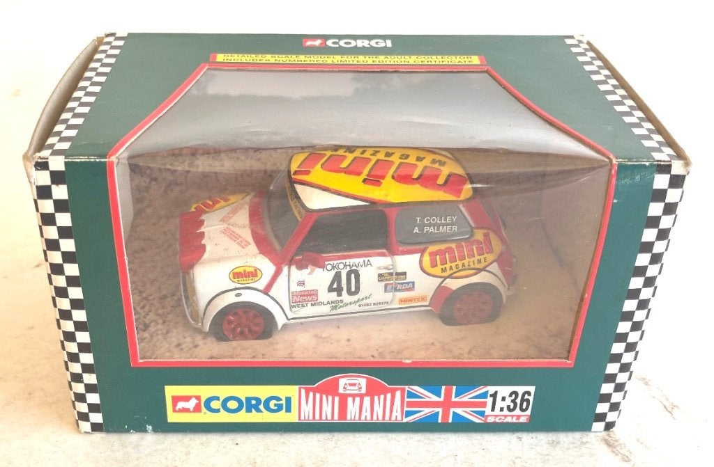 Mini Magazine racing Mini Corgi # 04506., Ophalen of Verzenden, Zo goed als nieuw, Auto