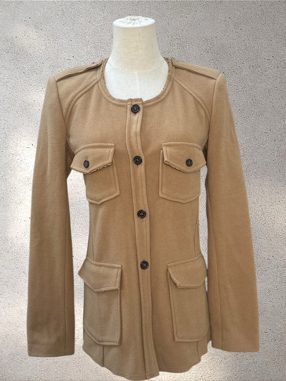 Isabel Marant Étoile jasje maat 38 - Zo goed als nieuw, Ophalen of Verzenden, Zo goed als nieuw, Maat 38/40 (M), Beige