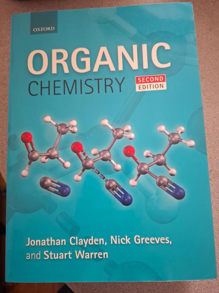 Organic Chemistry - Jonathan Clayden (Tweede Editie), Jonathan Clayden, Nick Greeves, Stuart Warren, Zo goed als nieuw, Beta, HBO