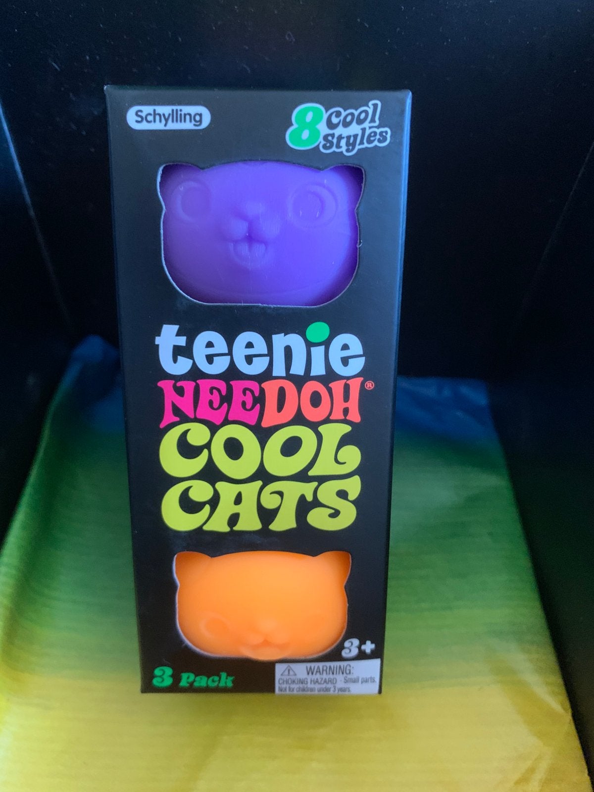 Teenie NeeDoh Cool Cats – Schattig Fidget Speelgoed 3-Pack, Verzenden, Nieuw