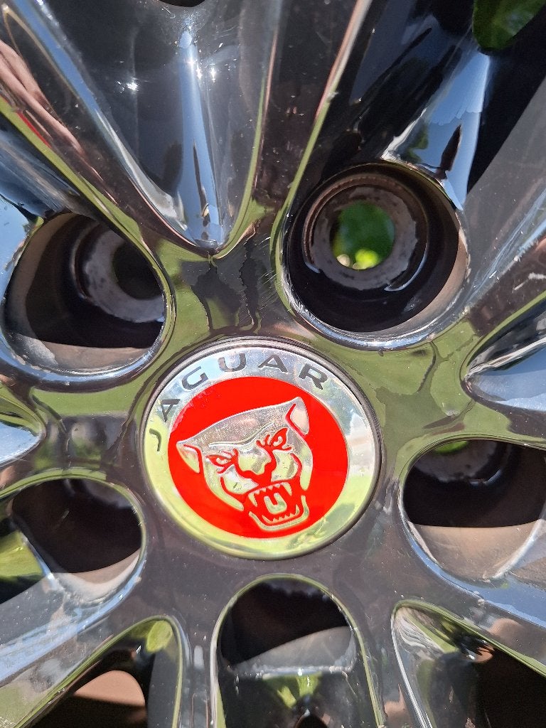 Zwarte velgen + band  Jaguar F pace  20 inch - Pirrelli, Ophalen, Gebruikt, 255 mm, Banden en Velgen