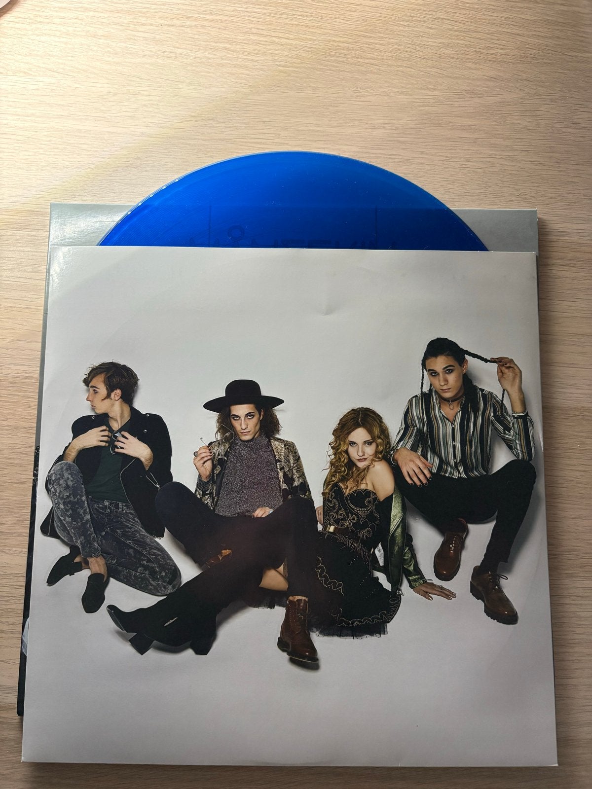 Maneskin Chosen LP blauw vinyl limited edition - Eurovisie w, Ophalen, LP, Rock, Colored vinyl