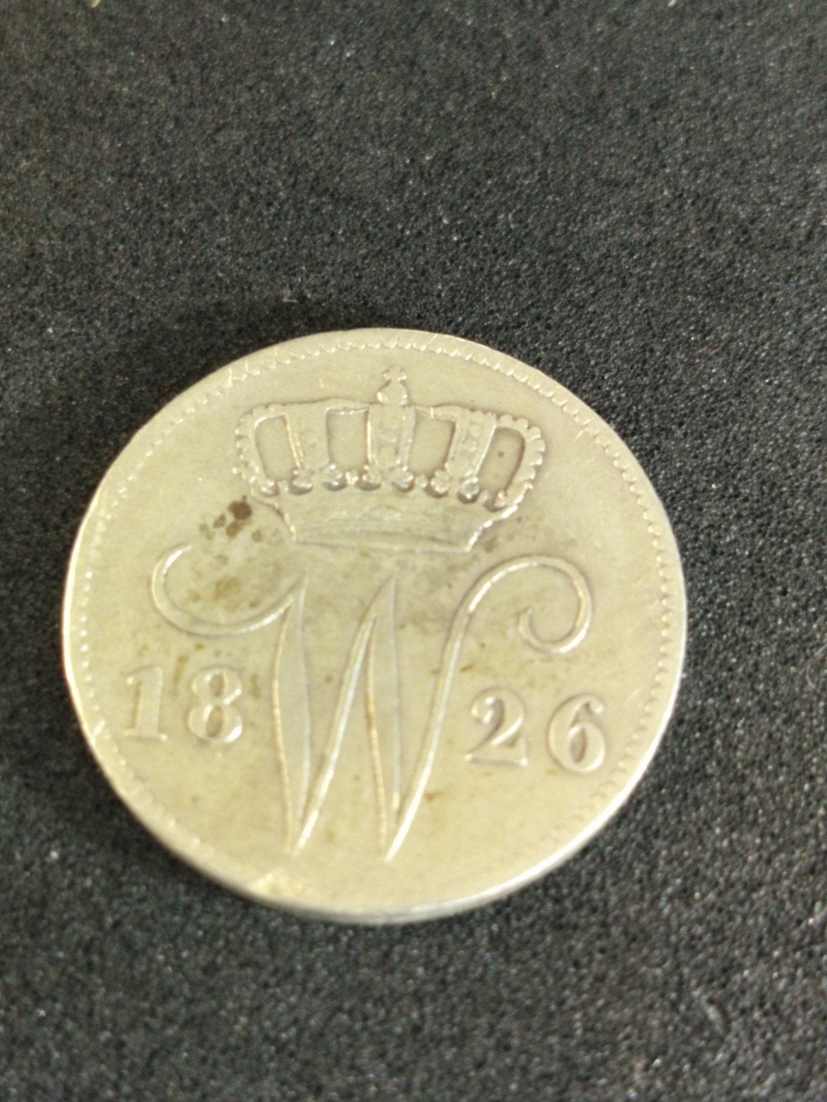 25 cent 1826 Utrecht Willem 1, Postzegels en Munten, Munten | Nederland, Ophalen of Verzenden, Koning Willem I, 25 cent