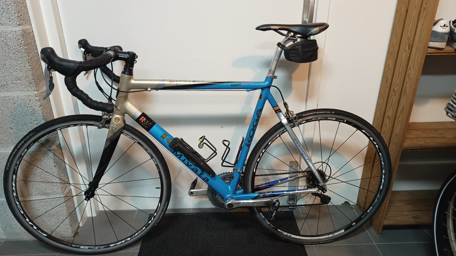 Racefiets Koga Miyata 57cm topfiets rijklaar, Ophalen, 28 inch, Gebruikt, Velgrem