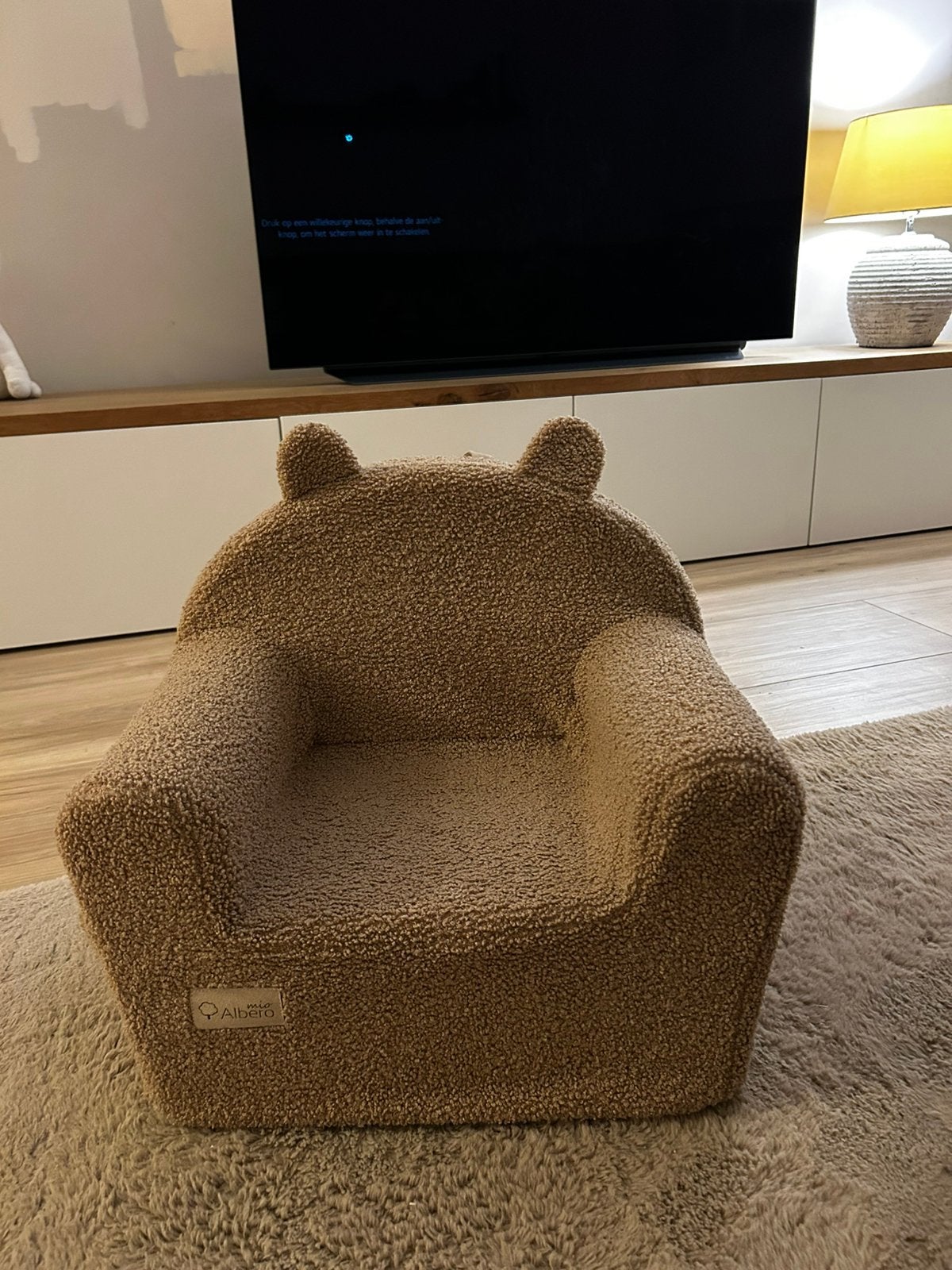 Kinderstoel albero mio teddy caramel, Ophalen of Verzenden, Zo goed als nieuw, Stoel(en)