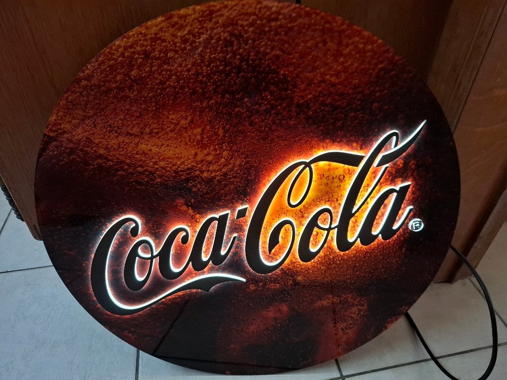 Lichtreclame Coca-cola, Ophalen of Verzenden, Nieuw, Lichtbak of (neon) lamp