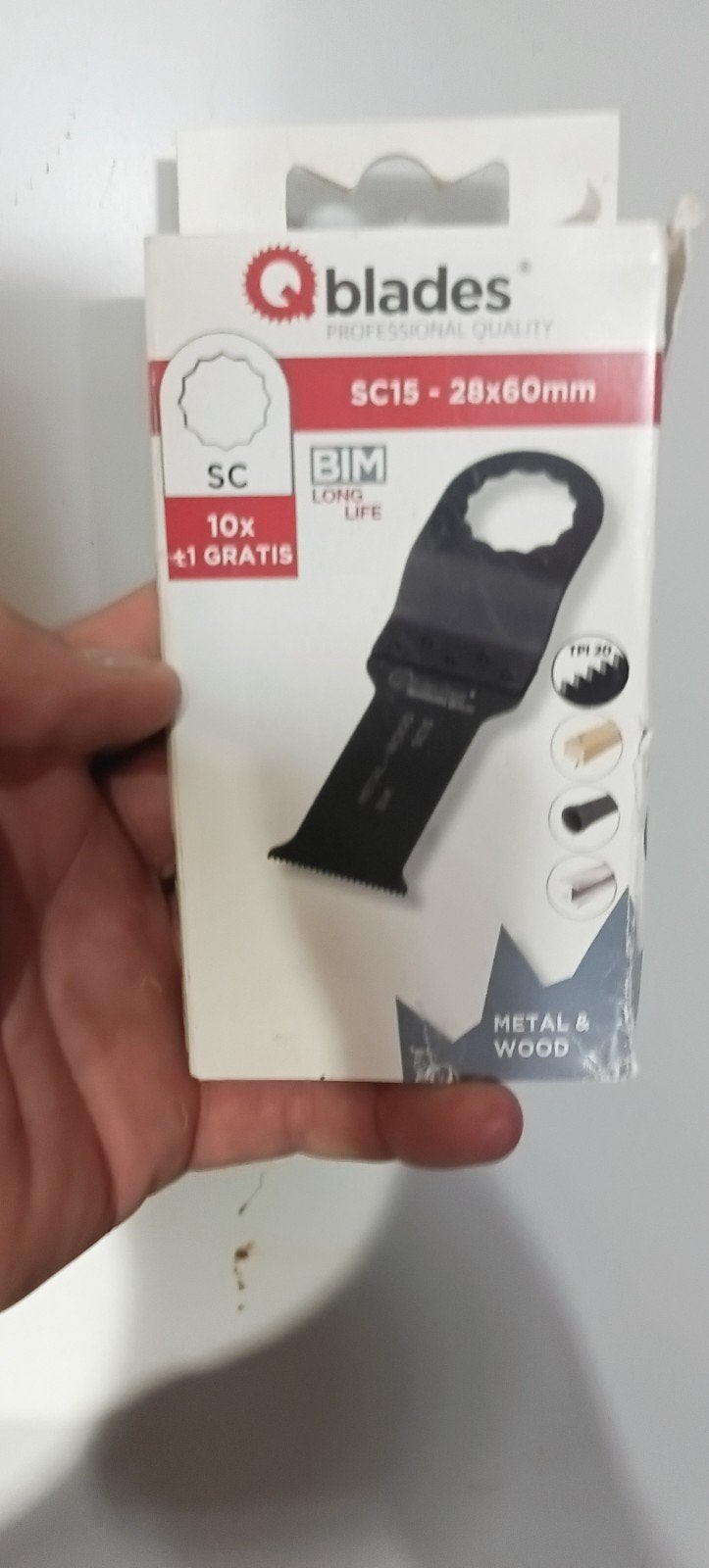 Blades Multitool Zaagblad SC15 - 28x60mm Metaal & Hout, Ophalen of Verzenden, Nieuw, Multitool, Overige merken
