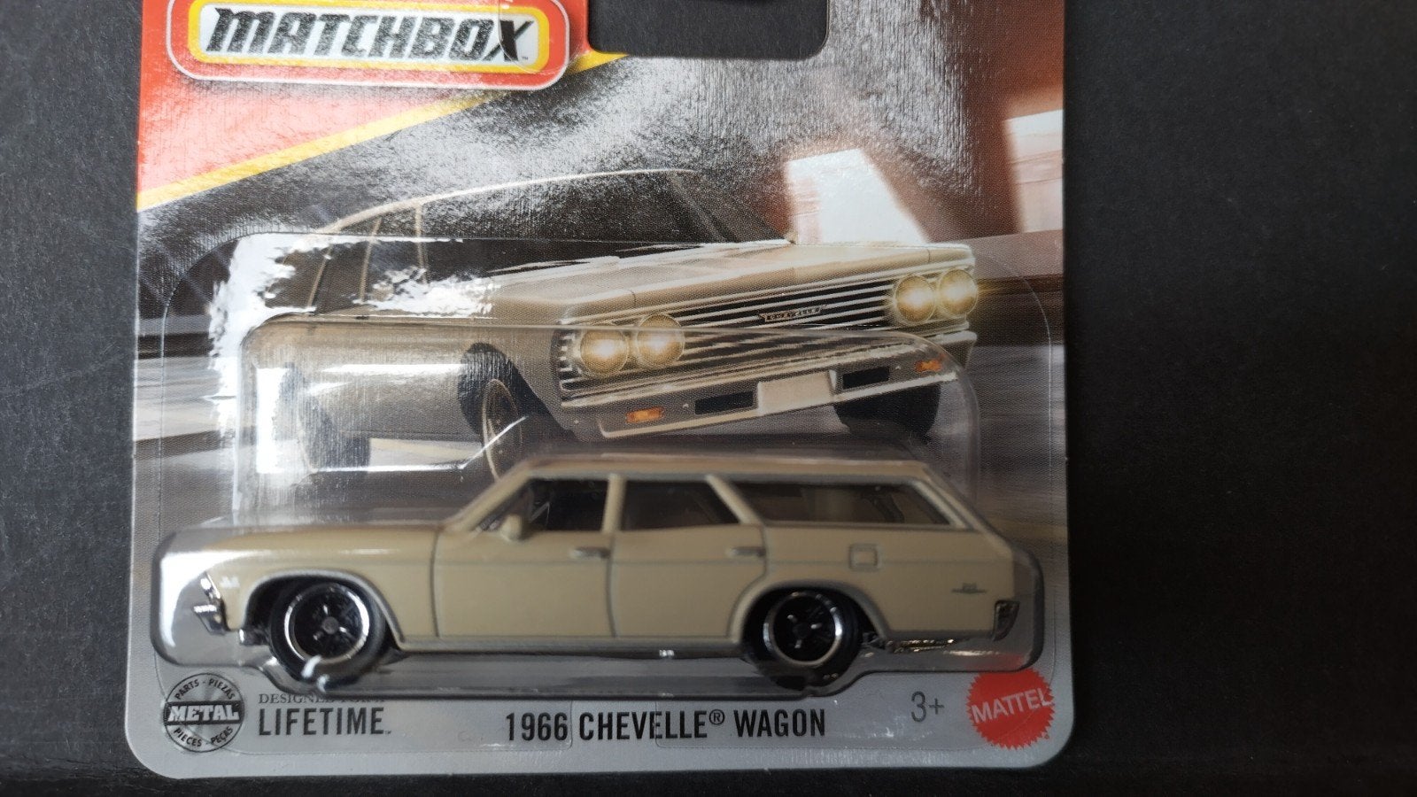 Chevrolet Chevelle Wagon 1966 1:64 Matchbox Pol, Auto, Verzenden, Matchbox ., Nieuw