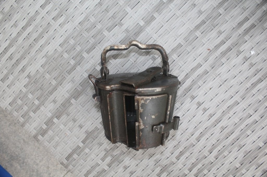 Duitse MG34 MG42 gurttrommel, grau-blau nr1, Verzamelen, Ophalen of Verzenden, Duitsland
