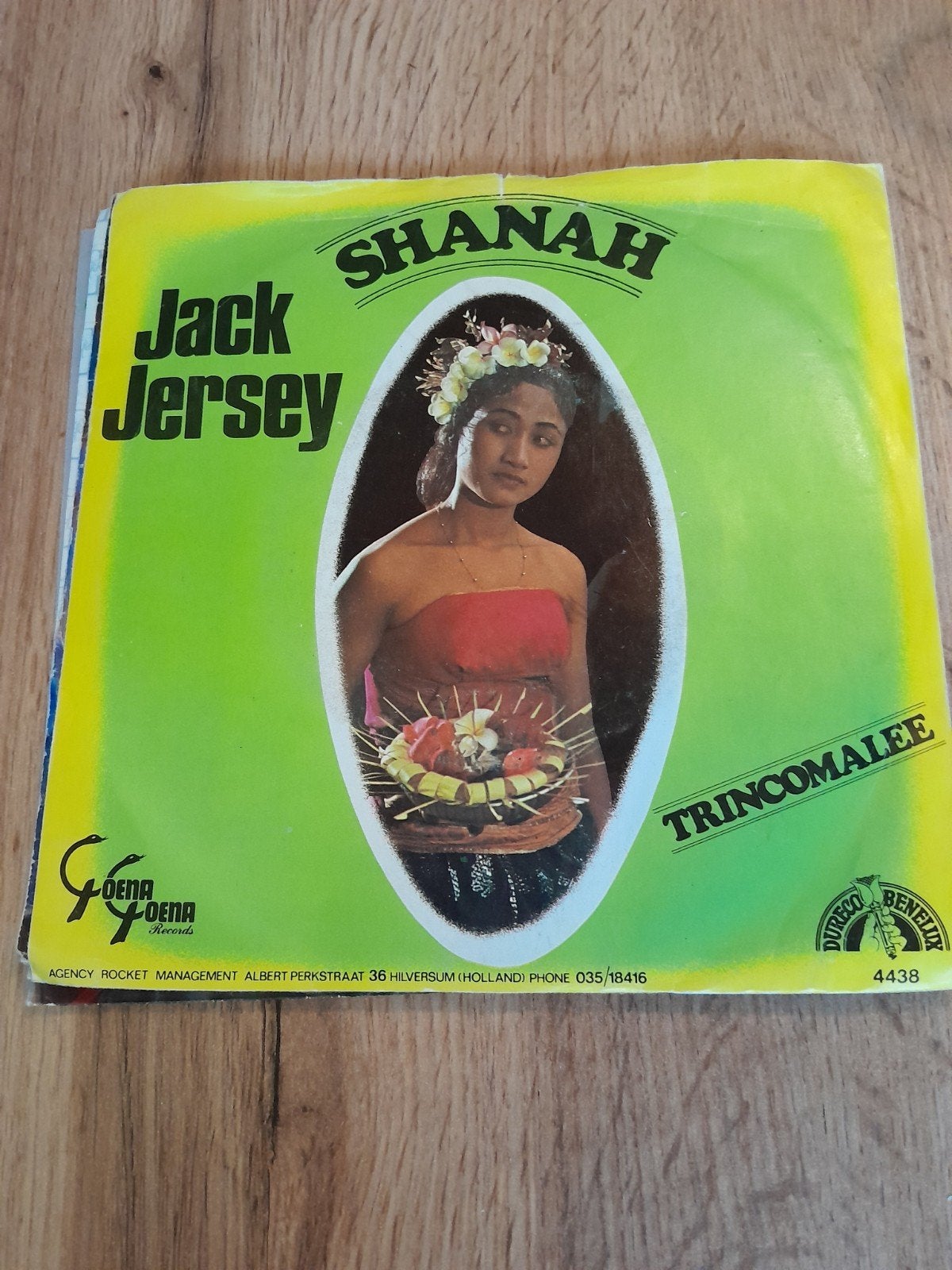 jack jersey 7inch shanah, Ophalen of Verzenden, Zo goed als nieuw, Pop