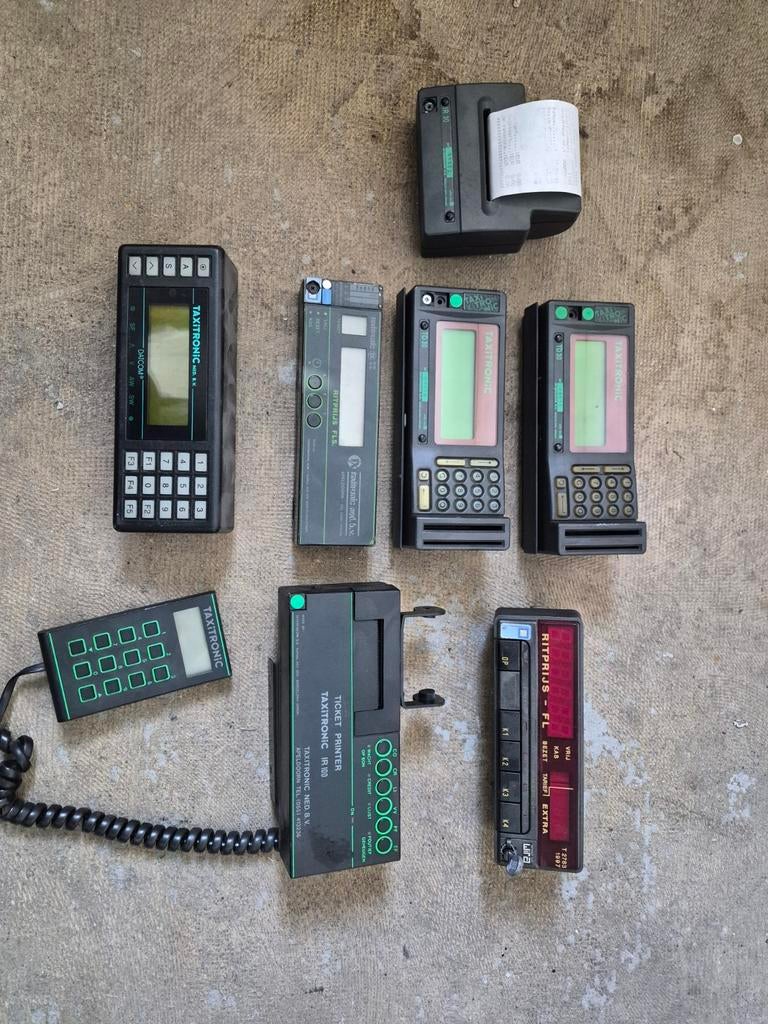 Diverse Taxitronic apparatuur - Taximeters en printers, Ophalen of Verzenden, Gebruikt