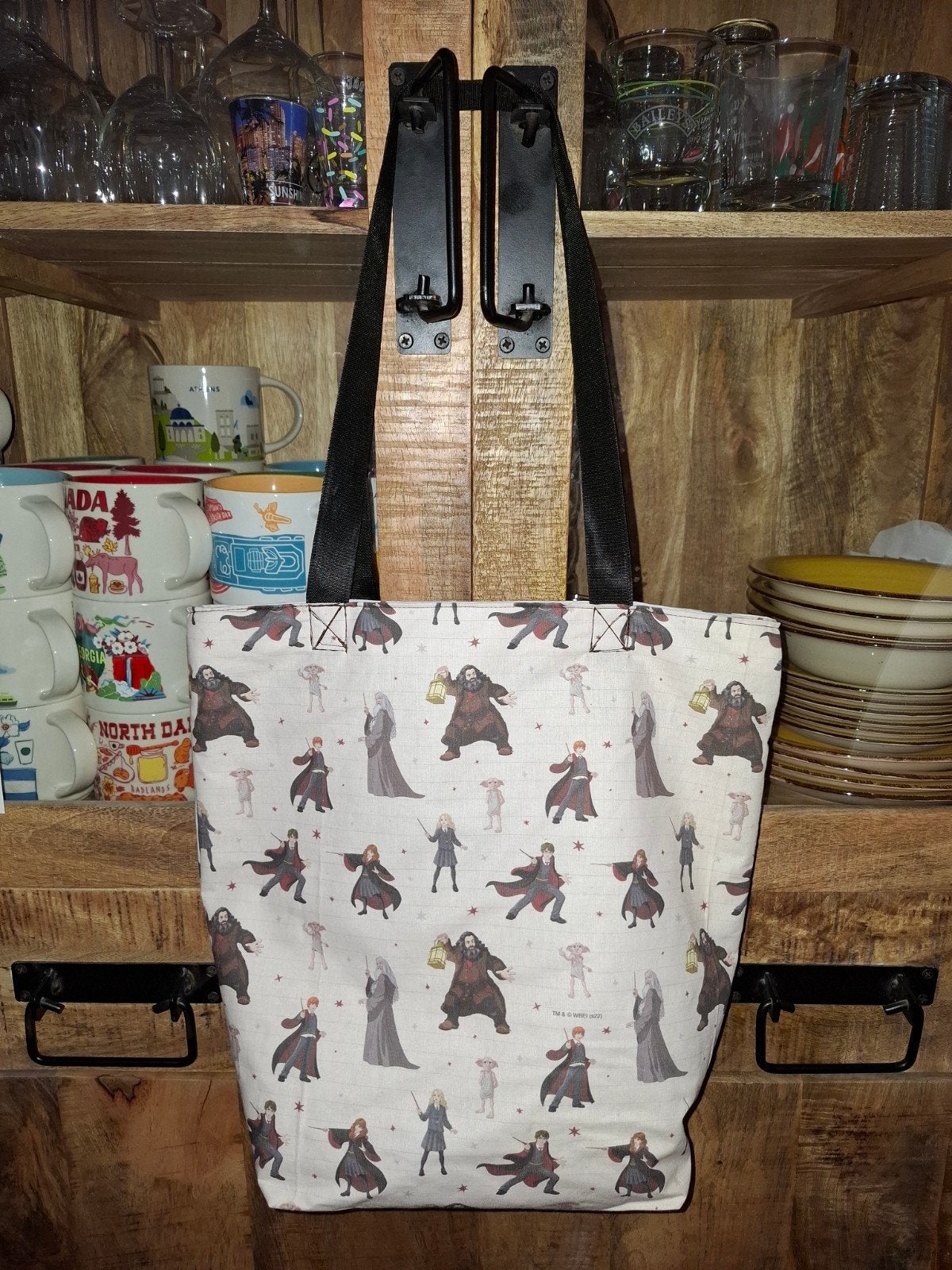 Unieke handgemaakte Harry Potter tas - Nieuw!, Ophalen of Verzenden, Nieuw, Overige kleuren, Shopper