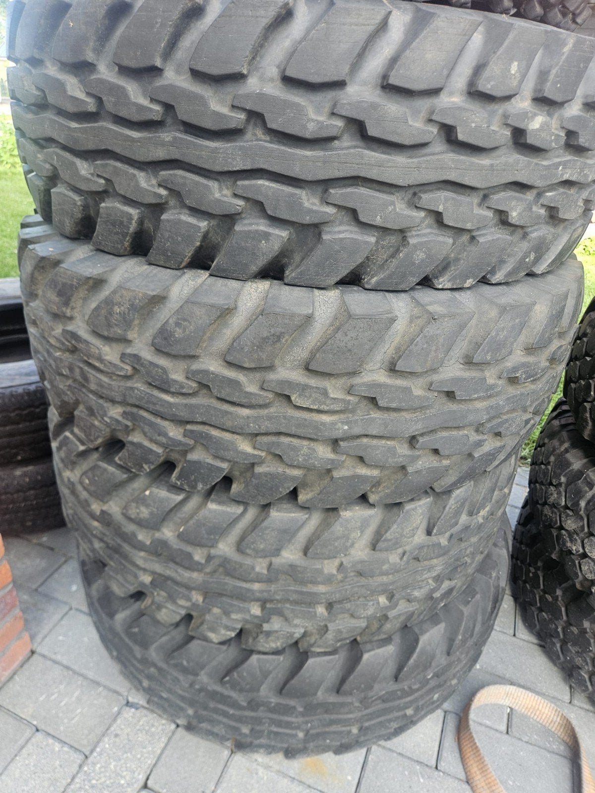Hummer banden 16,5 inch, Ophalen
