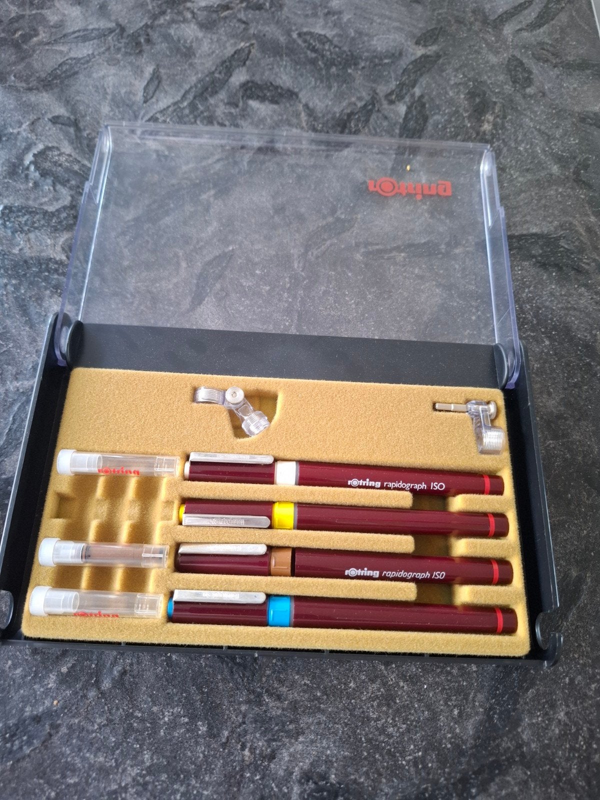 ROtring Rapidograph technische tekenset, Hobby en Vrije tijd, Tekenen, Ophalen of Verzenden
