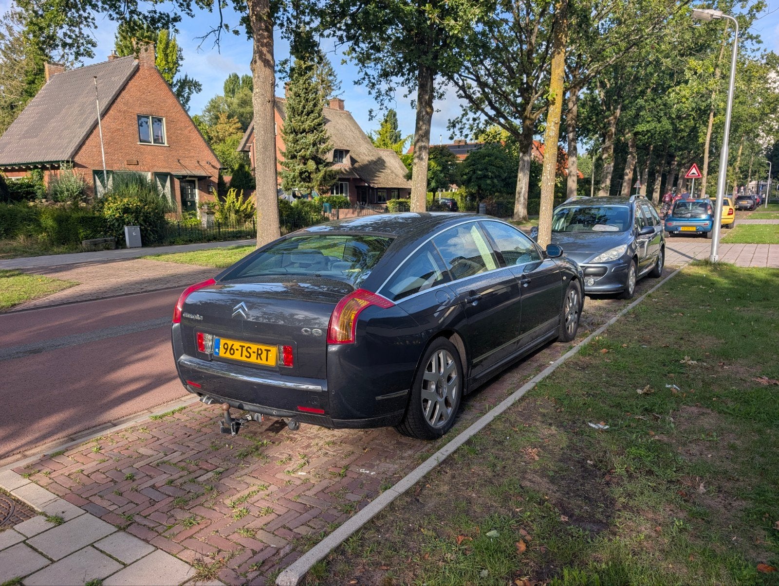 Citroën C6 3.0 V6 24V AUT 2007 Grijs, Auto's, C6, 2946 cc, Origineel Nederlands, Particulier