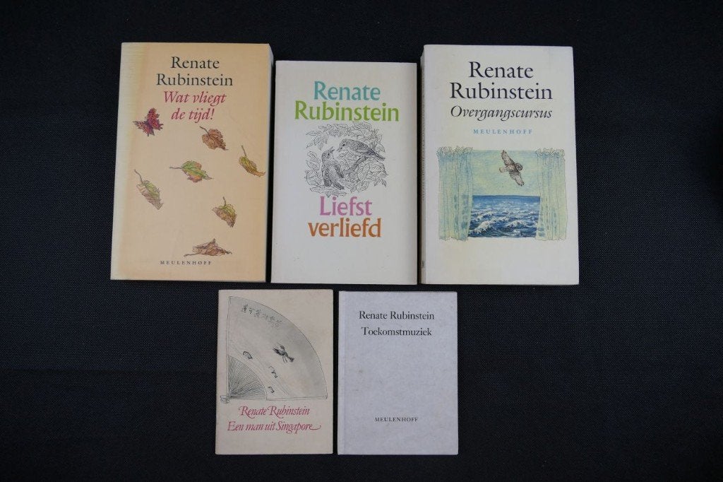 5x boeken van Renate Rubinstein (1980-1992), Ophalen of Verzenden, Gelezen