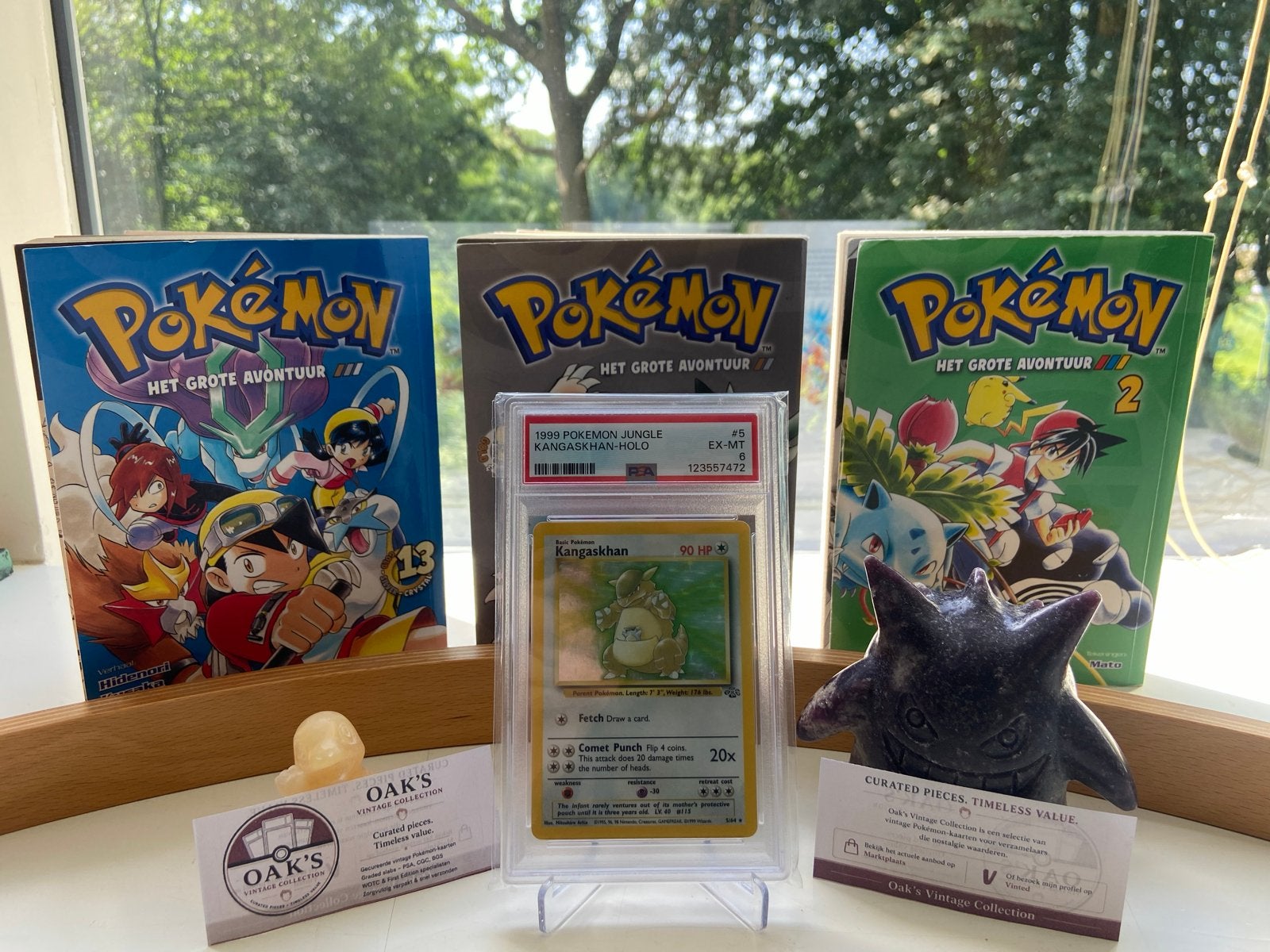 Kangaskhan Holo PSA 7, Ophalen of Verzenden, Gebruikt, Losse kaart